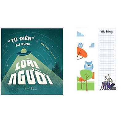 Sách - Từ điển sử dụng loài người tặng bookmark Vadata