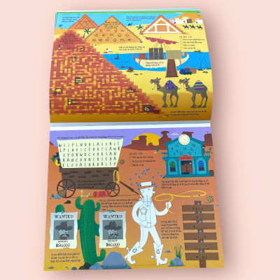 Cuốn Sách Khổng Lồ Về Trò Chơi Tư Duy - Big Puzzle Pad