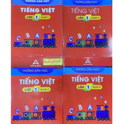 Sách - Combo 4 cuốn Hướng dẫn học tiếng việt lớp 1 ( 2023 )