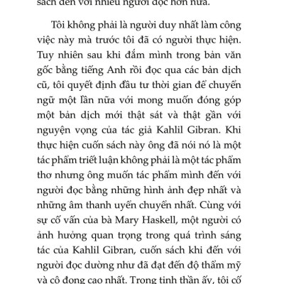 Ngôn Sứ - Bí Mật Cuộc Sống Giữa Hai Bờ Sinh Tử - Kahlil Gibram; Lệ Hằng dịch