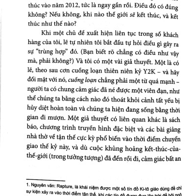 Ngày Tận Thế - Lời Tiên Tri Về Tương Lai Và Thế Giới