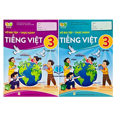 Sách - Combo Vở bài tập - Thực hành Tiếng Việt lớp 3 - tập 1 + 2 (Kết nối tri thức với cuộc sống)