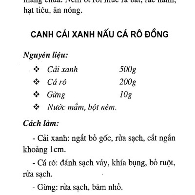Các Món Canh Ngon (Tái Bản 2016)