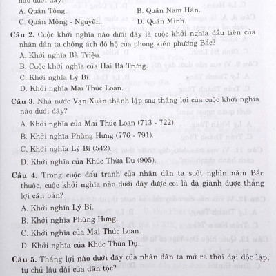 Ôn Tập Luyện Thi Trắc Nghiệm - THPT Quốc Gia 2022: Lịch Sử - Địa Lí - GDCD