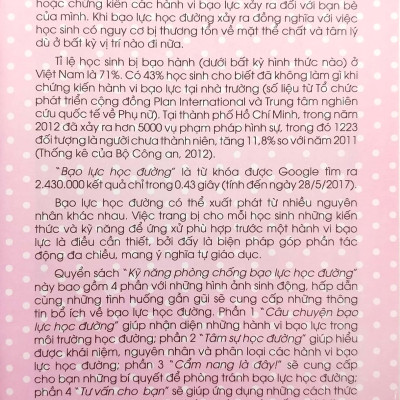 Kỹ Năng Phòng Chống Bạo Lực Học Đường