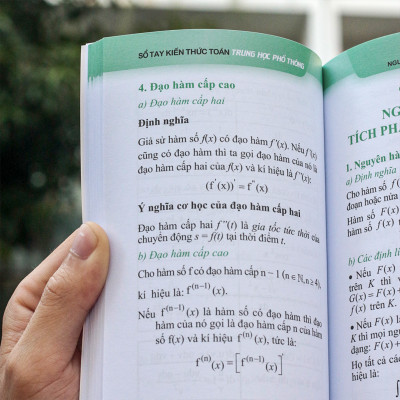 Combo Sổ Tay Kiến Thức Môn Tự Nhiên Trung Học Phổ Thông (Toán + Vật Lí + Hóa Học)