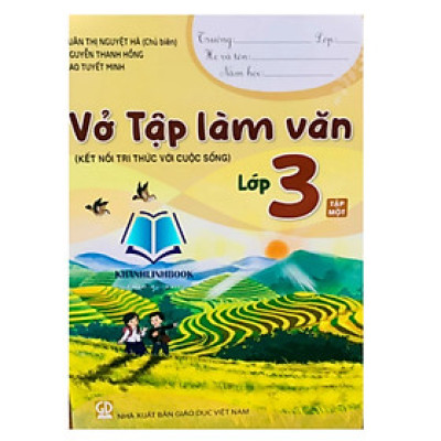 Sách - Combo Vở tập làm văn lớp 3 - tập 1 + 2 ( kết nối tri thức )