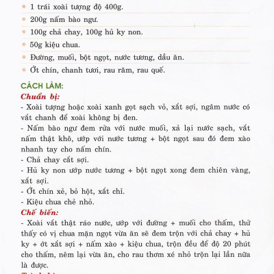Bếp Việt - Món Chay Đám Tiệc
