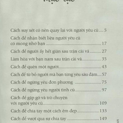 Cách Để Quên Một Người