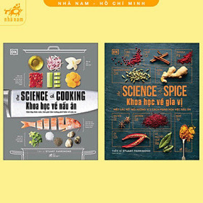Sách - Combo Khoa học về nấu ăn - Khoa học về gia vị (Nhã Nam HCM)