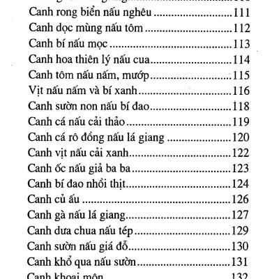 Các Món Canh Ngon (Tái Bản 2016)