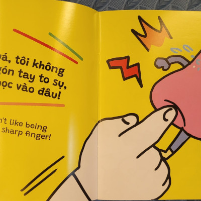 Sách Ehon Miu Bé Nhỏ Phần 4 Song Ngữ - Miu Bé Nhỏ Đừng Ngoáy Mũi Nhé