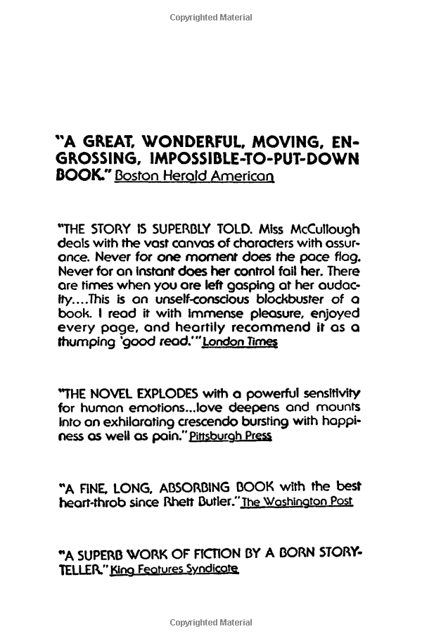 The Thorn Birds