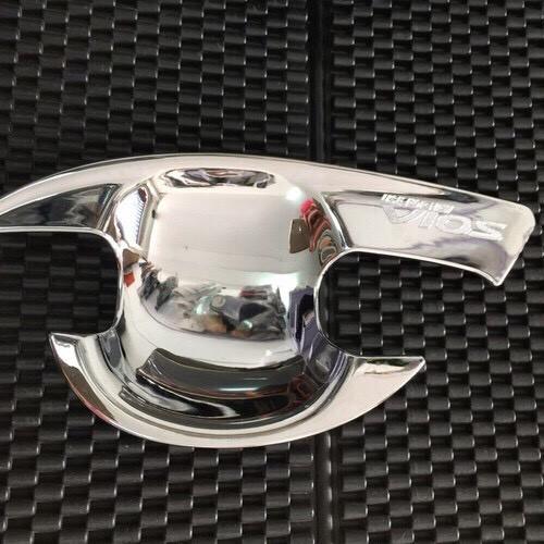 Bộ ốp tay nắm cửa, hõm xe Toyota Vios 2014-2017 mạ crom ( 8 chi tiết )