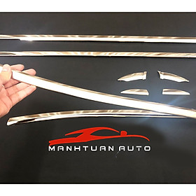 Nẹp viền chân kính xe Vinfast Fadil 2019-2021 inox cao cấp