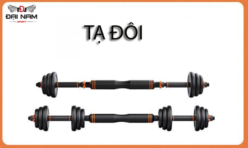 Bộ Tạ Tay Đa Năng Điều Chỉnh 40Kg Composite 6 Trong 1 FED-130240 Cao Cấp