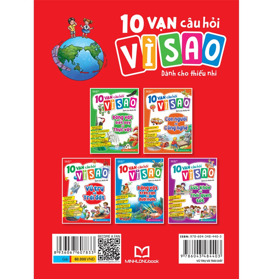 10 vạn câu hỏi vì sao dành cho thiếu nhi - Vũ trụ và trái đất