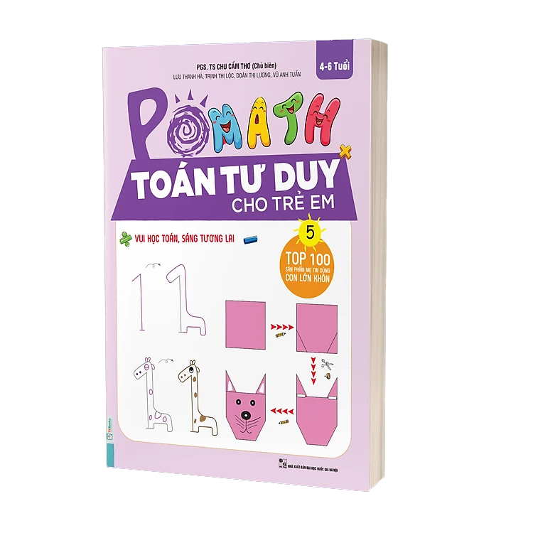 Combo Trọn Bộ Sách PoMath - Toán Tư Duy Cho Trẻ Em 4-6 Tuổi (6 cuốn)