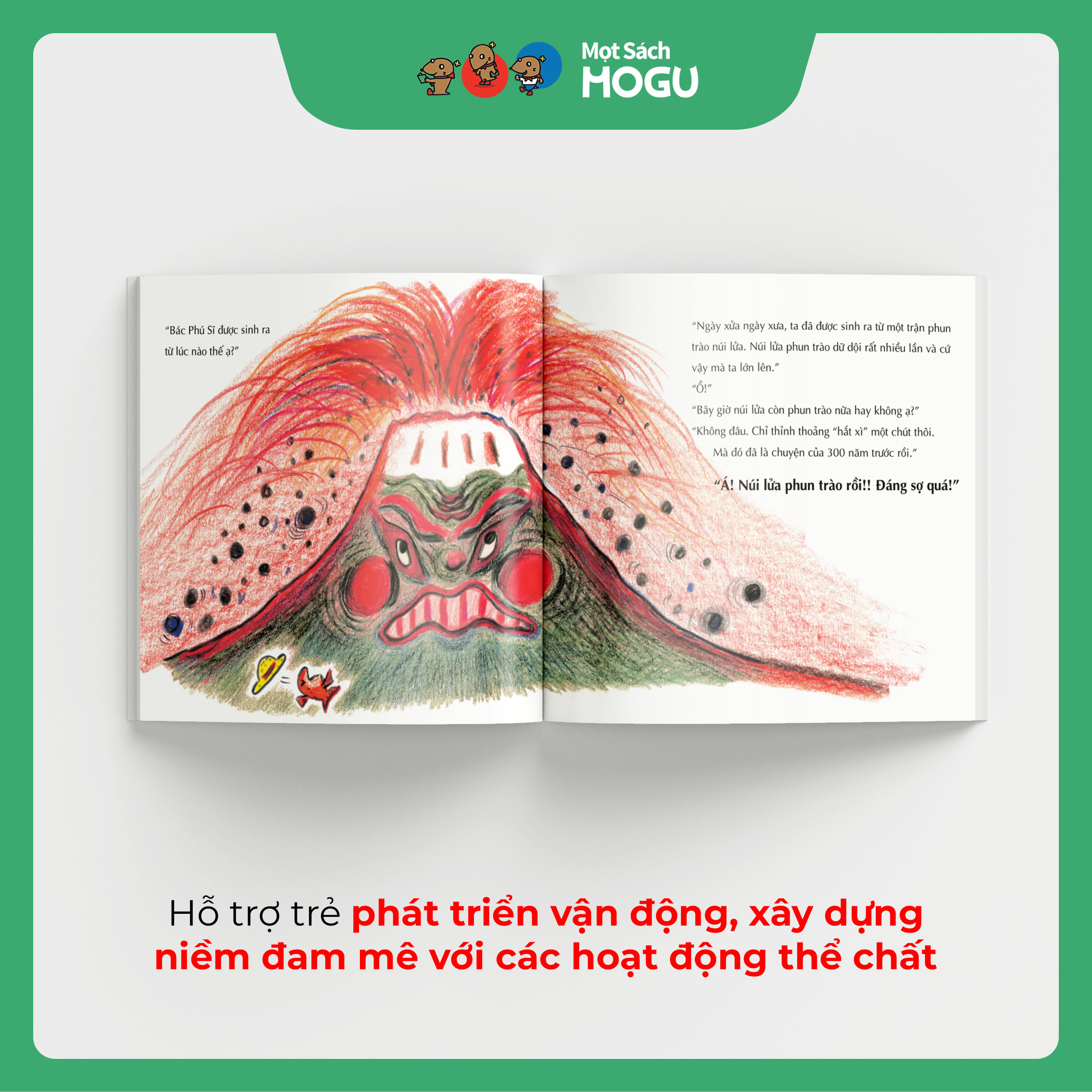 Truyện Ehon bé 3-4-5 tuổi - Cô cá Setoichi Taiko muốn leo núi Phú Sĩ