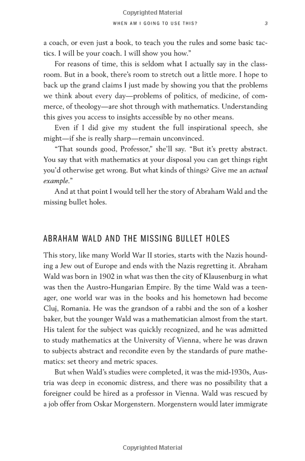 How Not To Be Wrong: The Power Of Mathematical Thinking