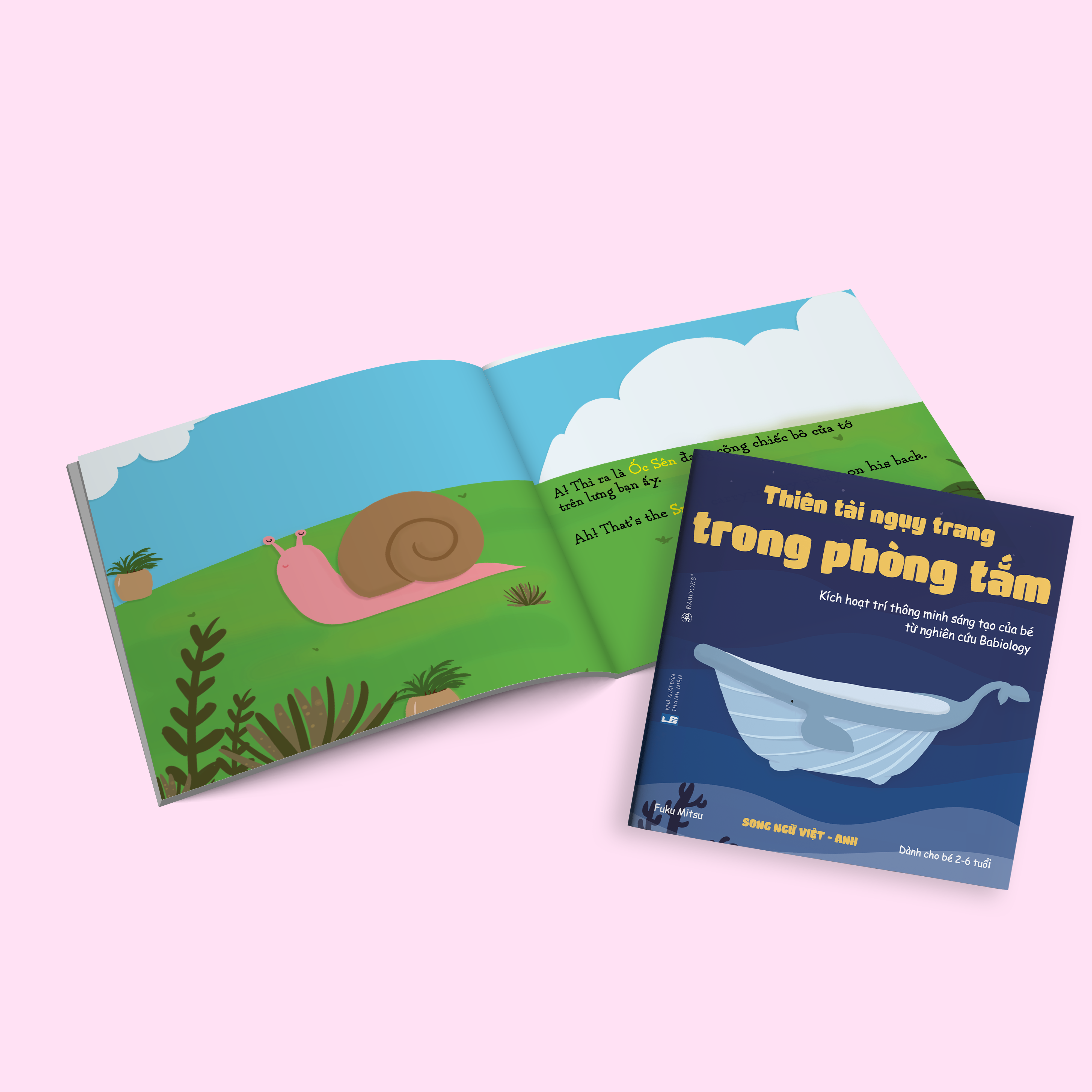 Sách Ehon Thiên Tài Ẩn Náu Trong Phòng Tắm