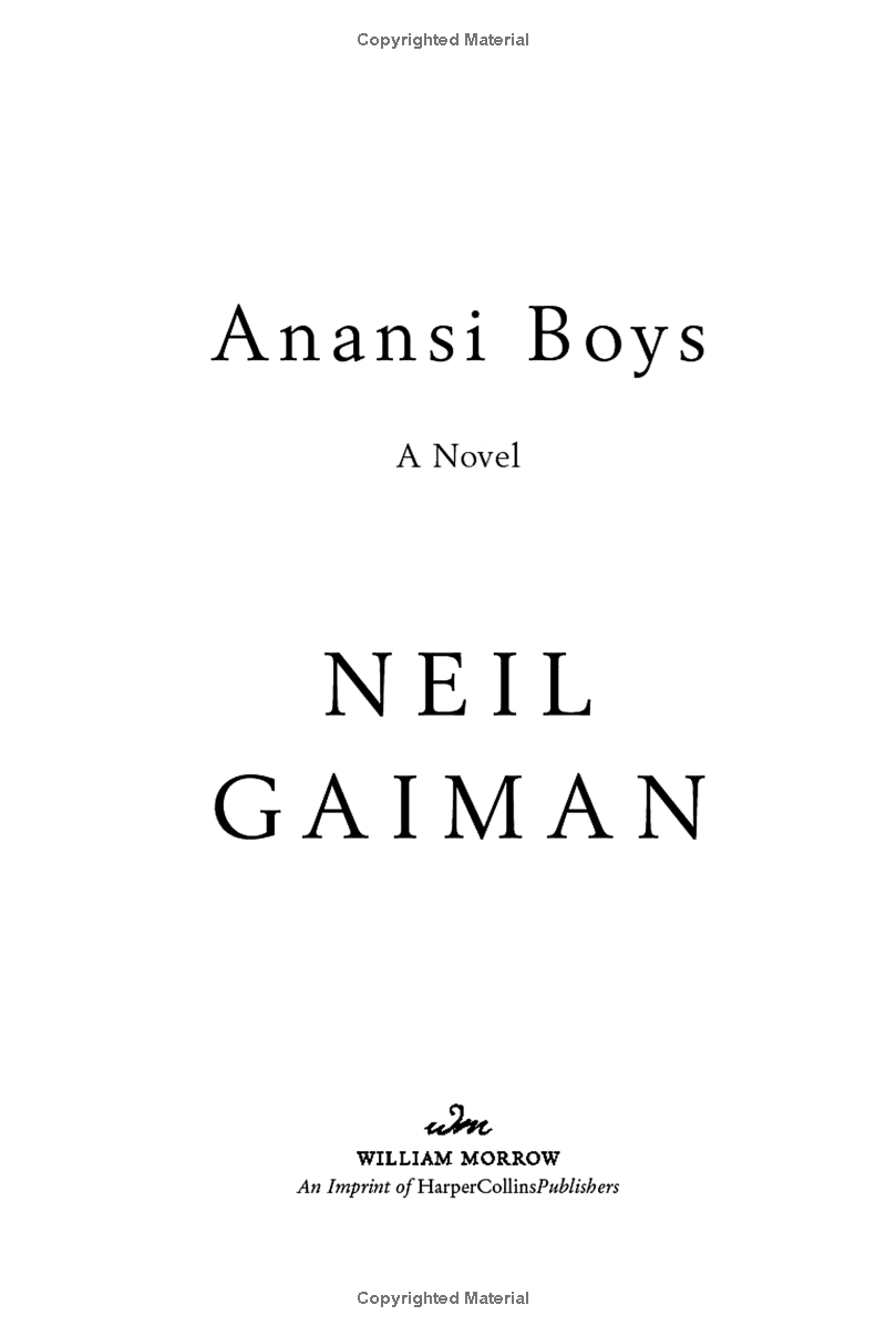 Anansi Boys