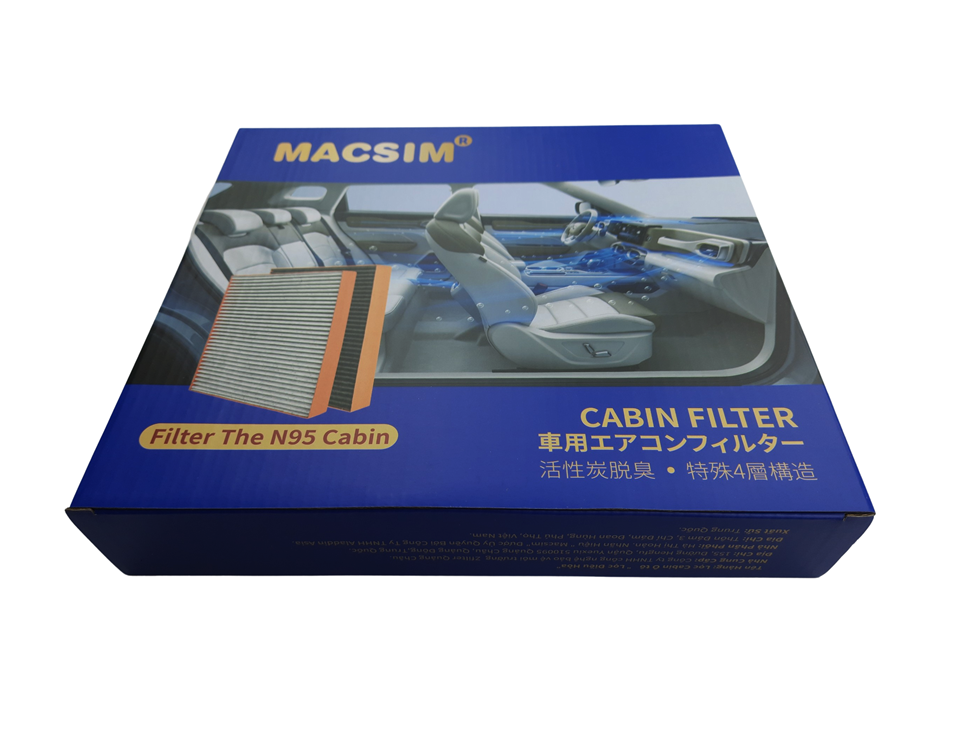 Lọc gió điều hòa cao cấp Macsim N95 xe ô tô fortuner 2006-2015 (mã MS1919)