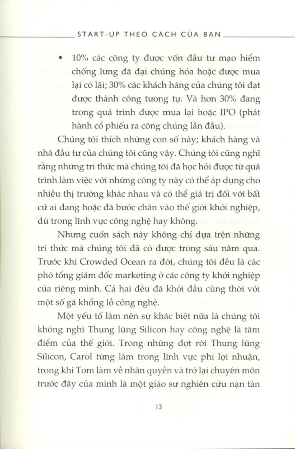 Start-Up Theo Cách Của Bạn