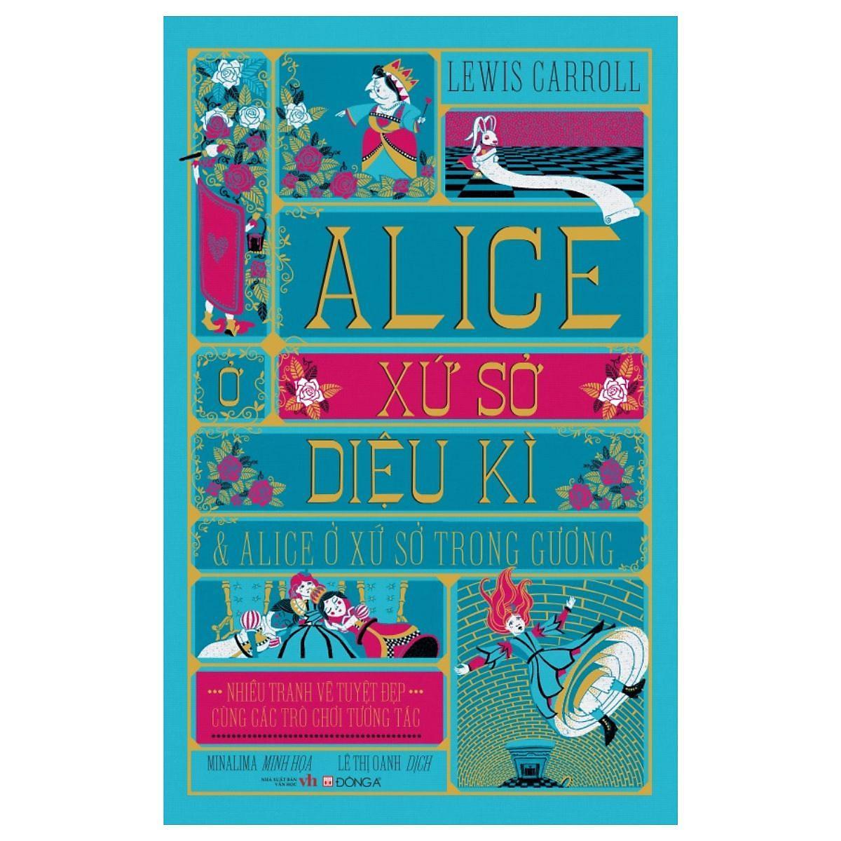 Sách - Alice Ở Xứ Sở Diệu Kì Và Alice Ở Xứ Sở Trong Gương - Bìa Cứng - Đông A
