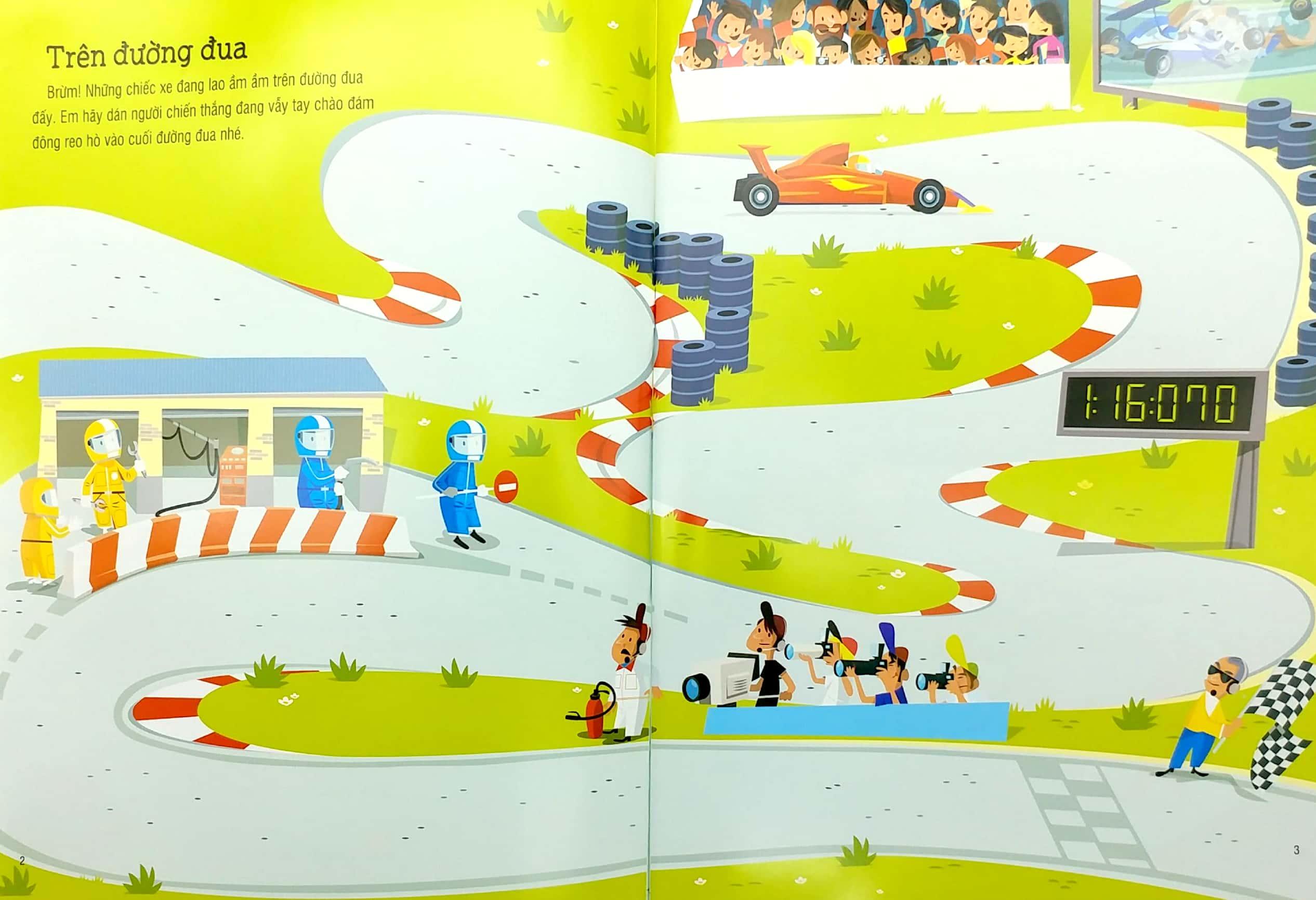 First Sticker Book - Sách Dán Hình Đầu Đời Cho Bé - Ô Tô