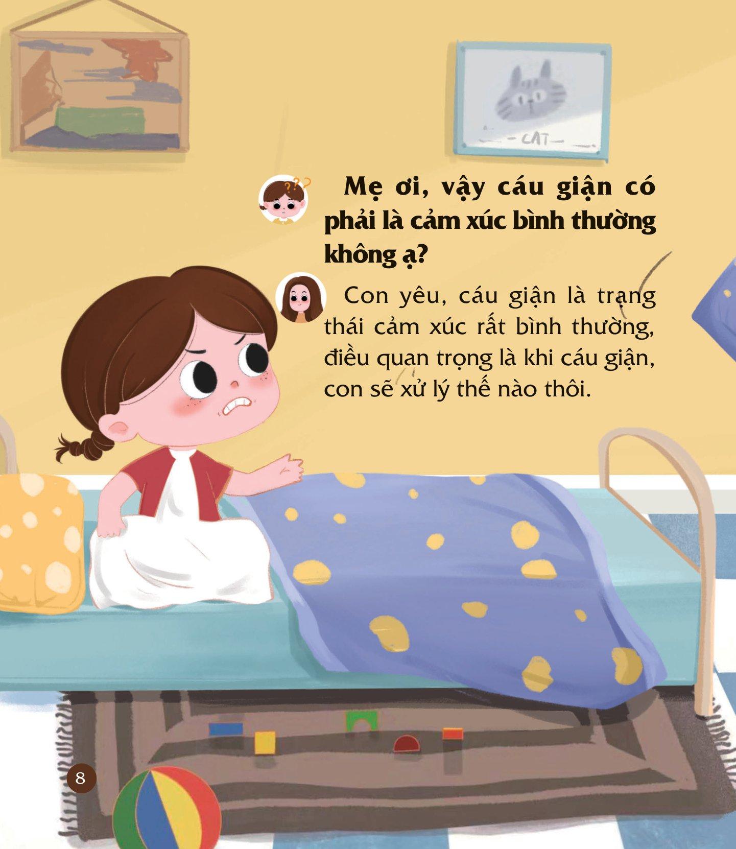 Sách Cùng Con Nuôi Dưỡng Cảm Xúc Tích Cực - Con Không Cáu Giận