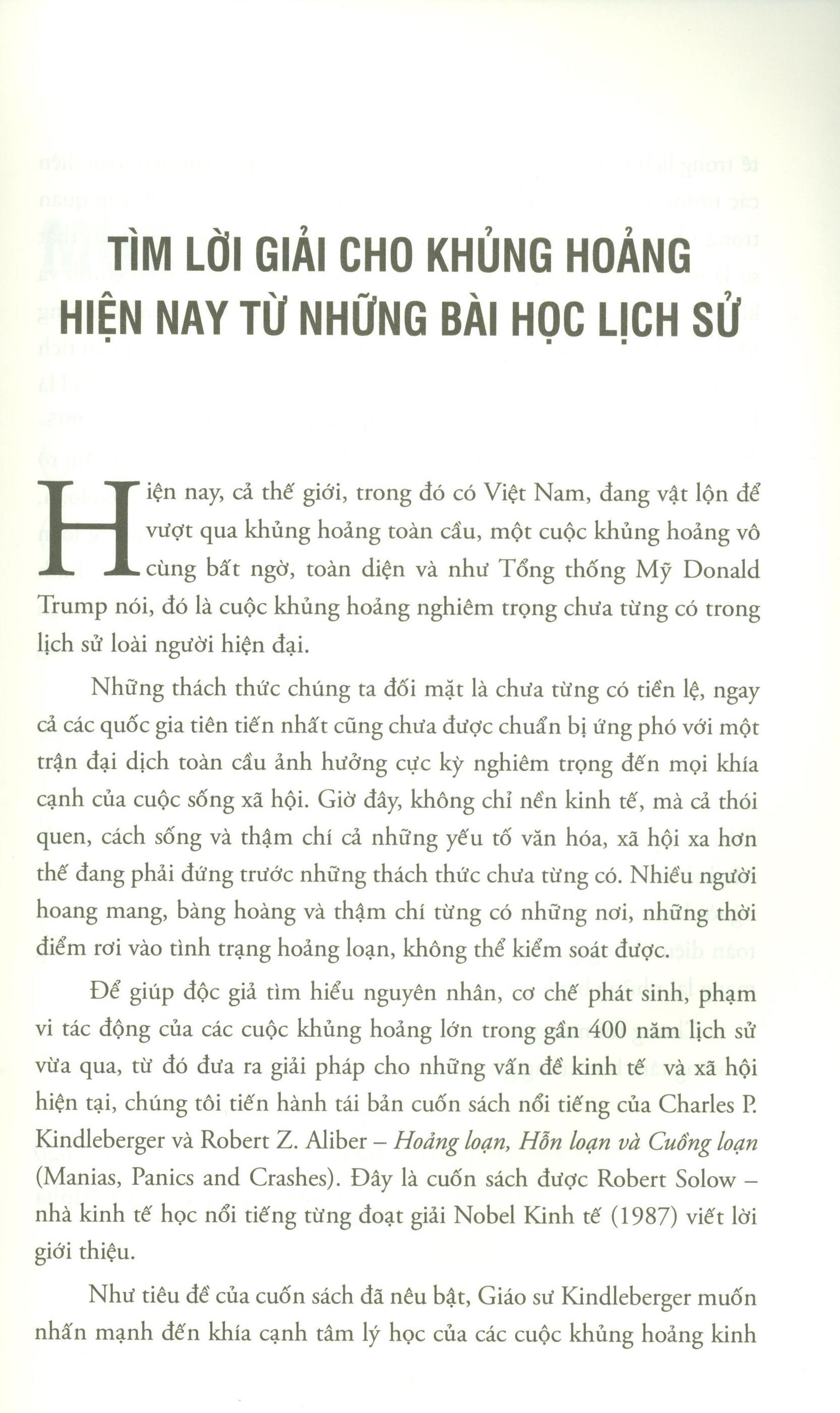 Hoảng Loạn, Hỗn Loạn Và Cuồng Loạn - Gần 400 Năm Lịch Sử Các Cuộc Khủng Hoảng Tài Chính
