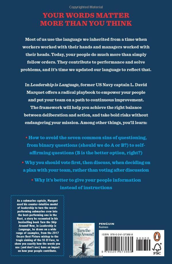 Leadership Is Language: The Hidden Power Of What You Say And What You Don