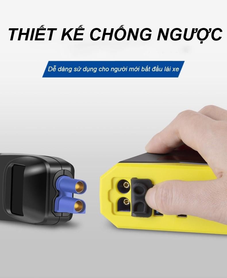 Bộ kích bình ô tô 750A - 1500A chuyên dụng có đèn pin Michelin 4165M