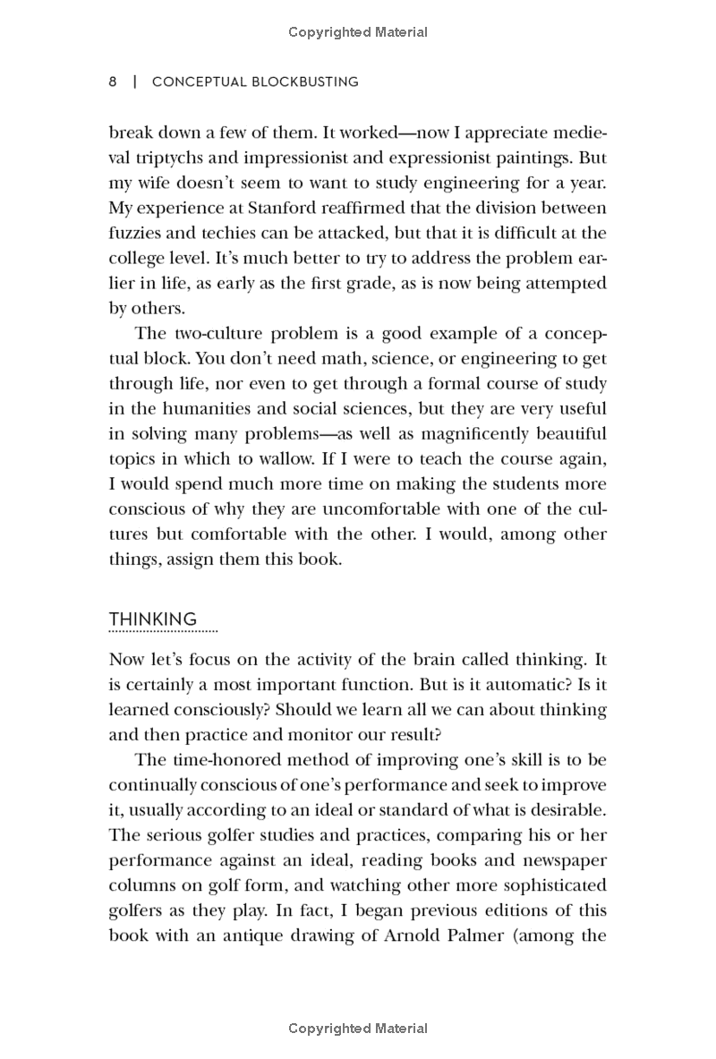 Conceptual Blockbusting: A Guide To Better Ideas