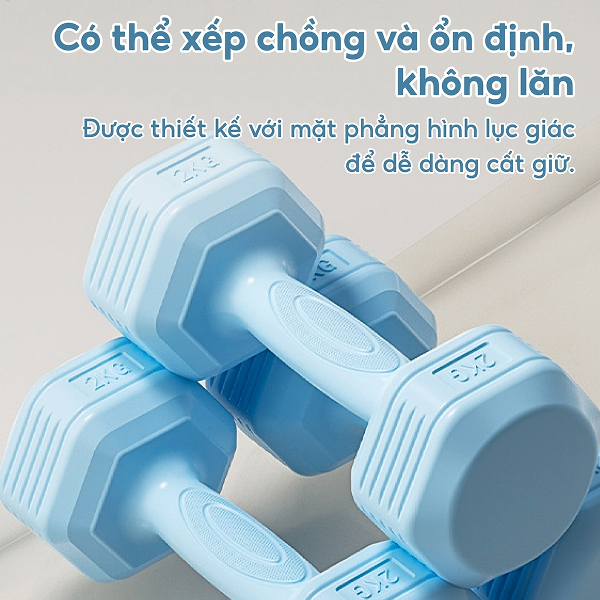 Tạ Tập Tay Nhựa 314 - 2KG Chuyên Tập Gym Yoga Pilates Thể Dục Tại Nhà