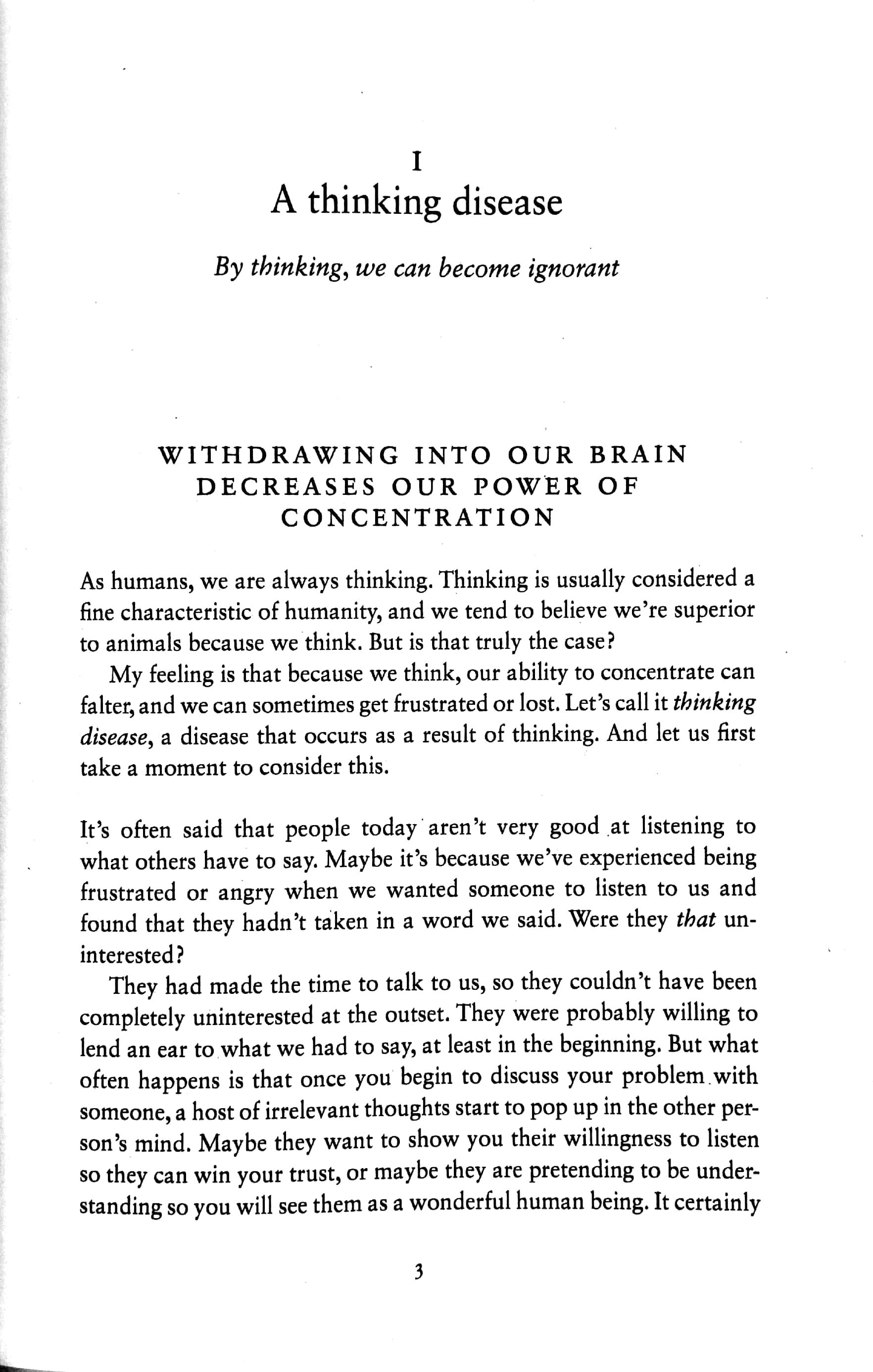 The Practice Of Not Thinking: A Guide To Mindful Living