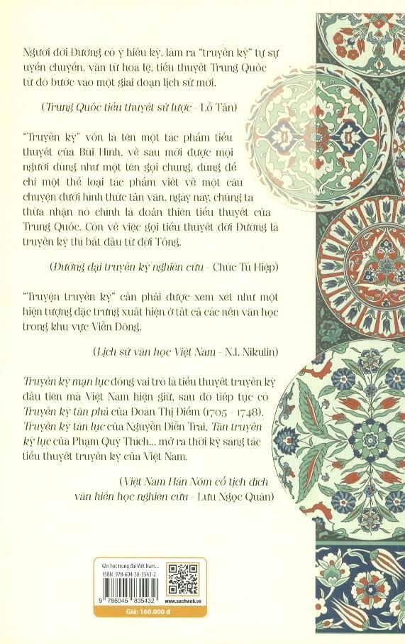Văn Học Trung Đại Việt Nam Nhìn Từ Thể Loại Tiểu Thuyết Truyền Kỳ Chữ Hán