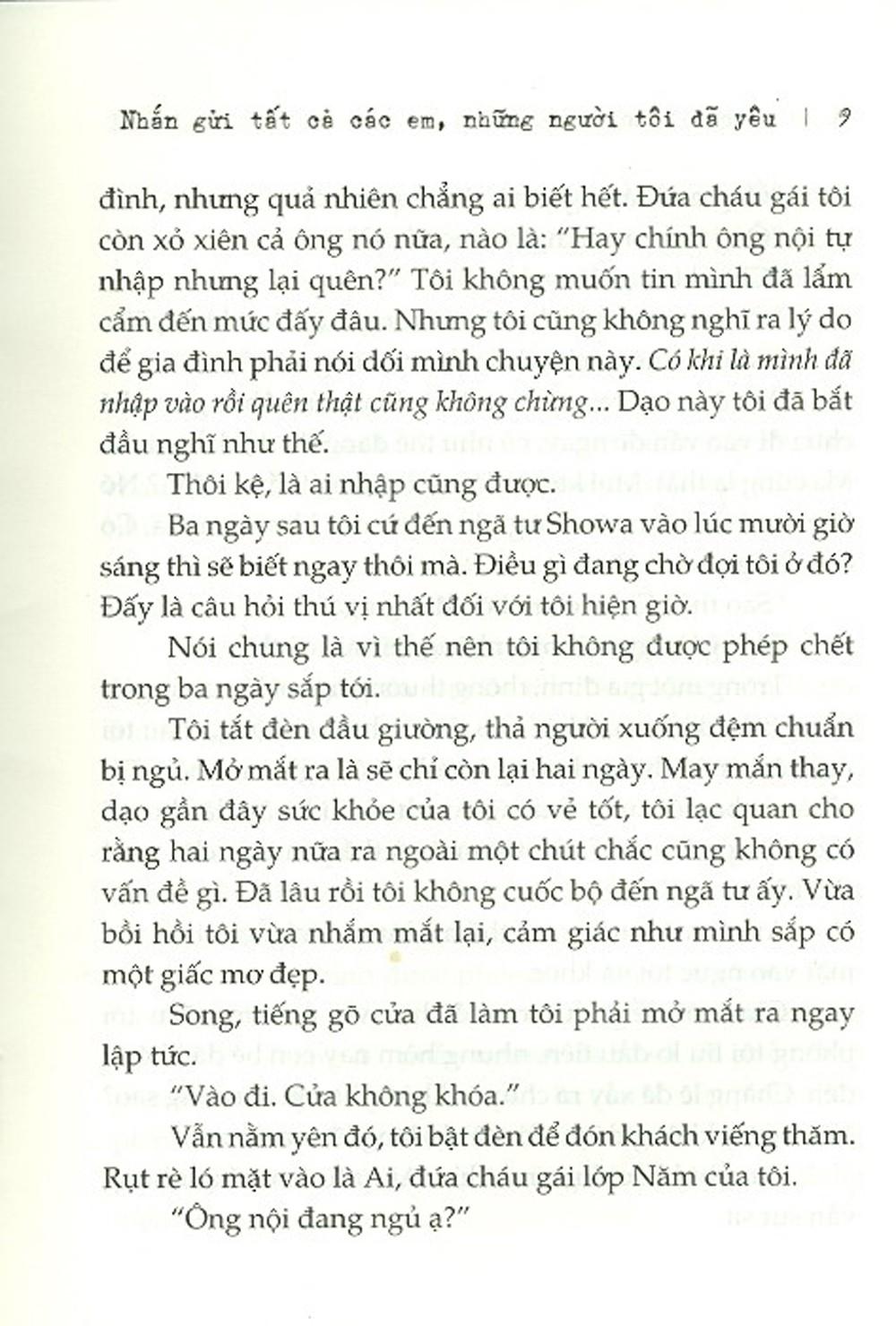 Nhắn Gửi Tất Cả Các Em, Những Người Tôi Đã Yêu - Quà Tặng: 2 Bookmark + 1 Postcard (Số Lượng Giới Hạn)