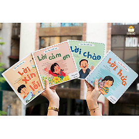 Sách thiếu nhi - Bé học cách nói (2 phần) - Cùng con hoàn thiện kĩ năng giao tiếp - Lionbooks