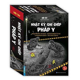 Combo hộp 3 cuốn Nhật ký ghi chép pháp y (Tập 1,2,3) (Sách bản quyền)