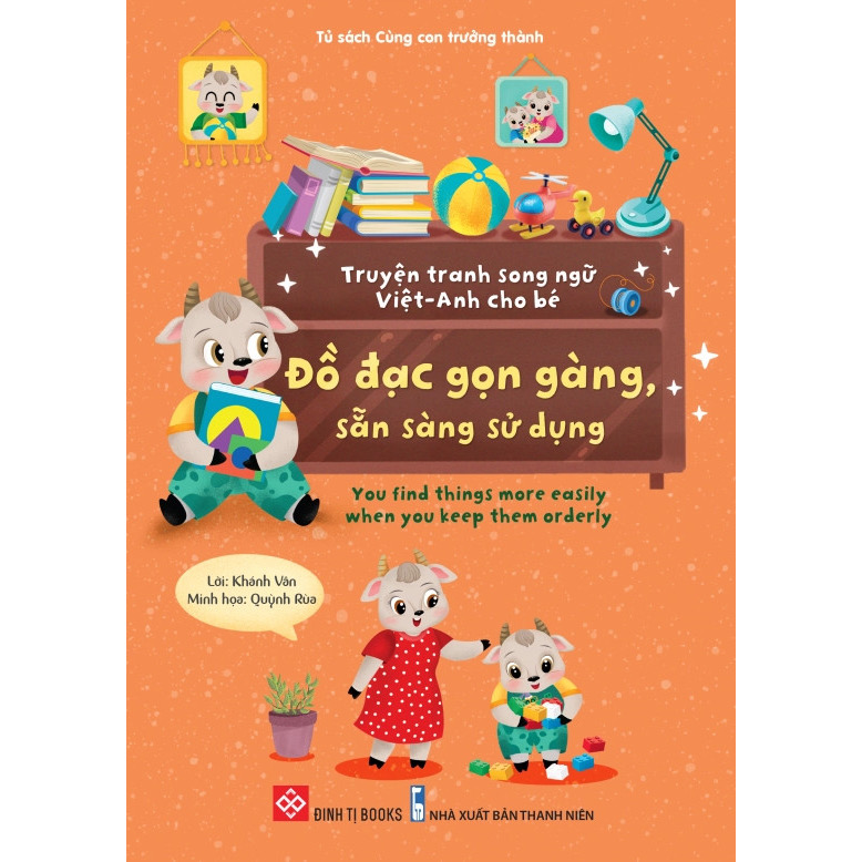 Sách - Combo (10T): Truyện tranh song ngữ Việt-Anh cho bé - Dạy trẻ nề nếp, chăm ngoan dành cho bé 3-9 tuổi