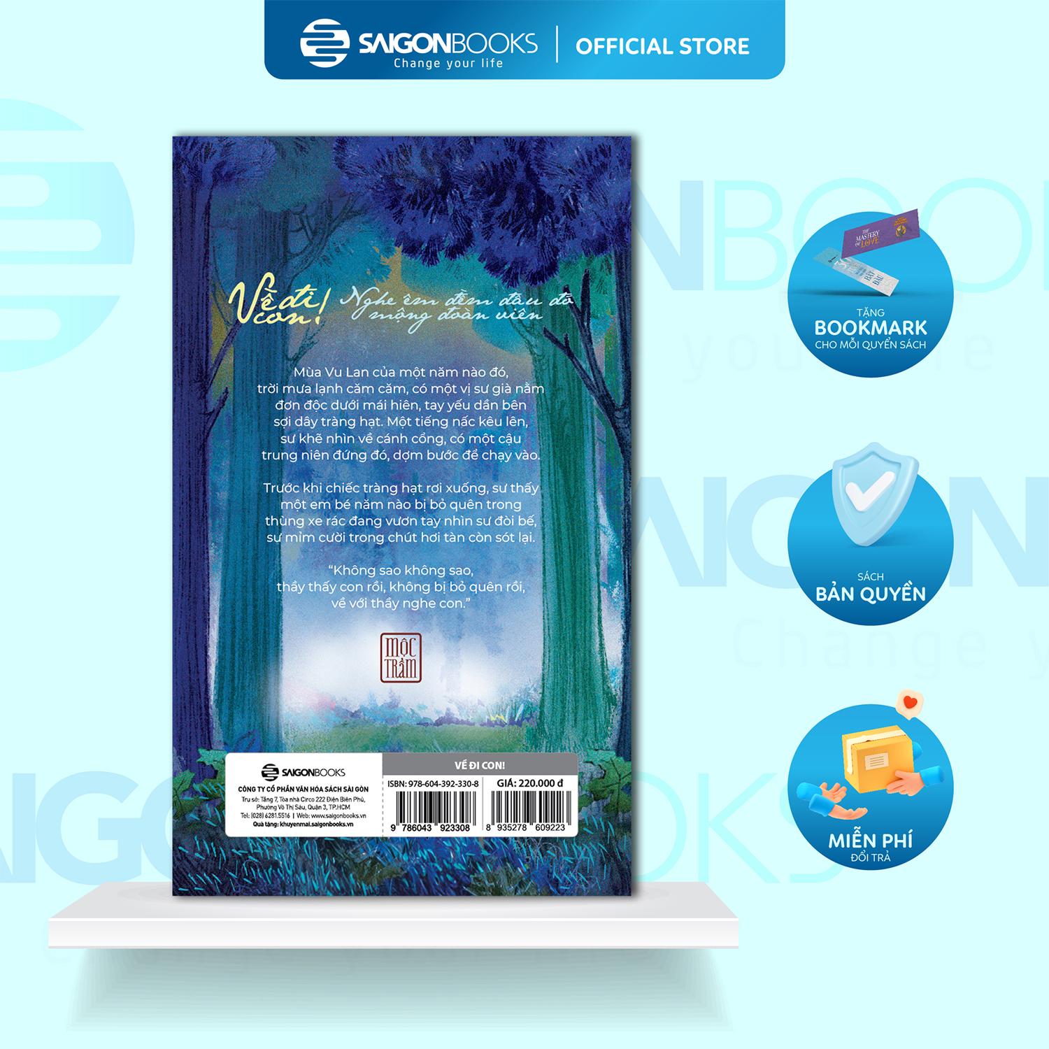 Sách - Về Đi Con - Nghe Êm Đềm Đâu Đó Mộng Đoàn Viên - Mộc Trầm (Thích Đạo Quang)