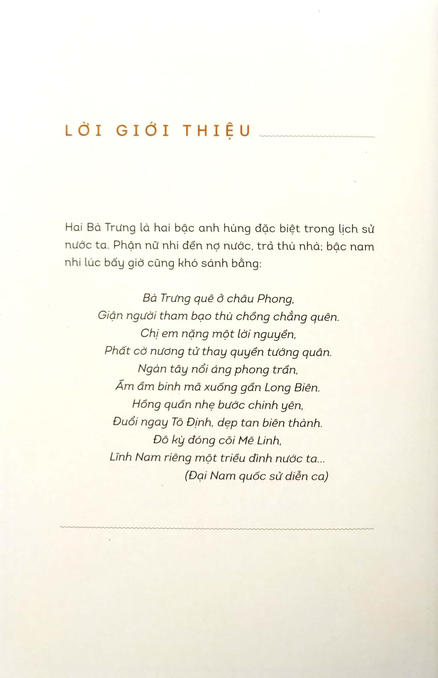 Lịch Sử Việt Nam Bằng Tranh - Hai Bà Trưng (Bản Màu) (Tái Bản 2023)