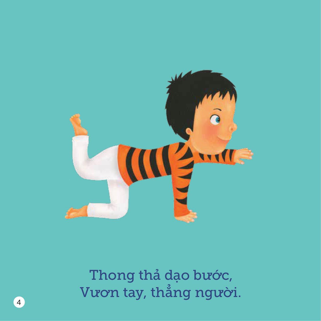 Kids Yoga - Bé Khéo Vận Động: Bắt Chước Gấu Nâu