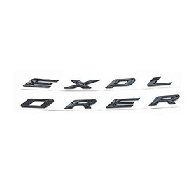 Logo Chữ EXPLORER 3D Nổi Dán Trang Trí Xe