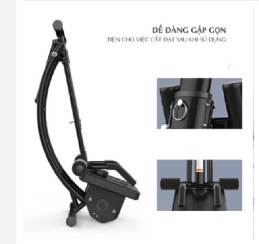 Máy tập cơ bụng AB Vertical, máy tập cơ bụng tiêu hao năng lượng toàn thân tại nhà đơn giản dễ sử dụng