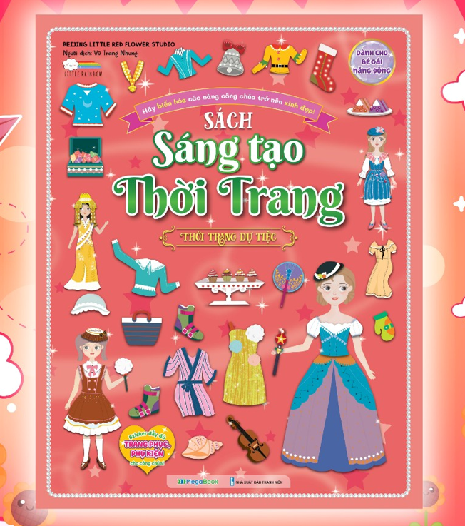 Sách - Combo Sáng tạo thời trang (Hơn 600 Stickers) (MG)