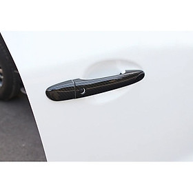 Ốp tay hõm cửa CARBON xe Mazda CX5 2018, 2019, 2020, 2021. 2022 vân cacbon cao cấp
