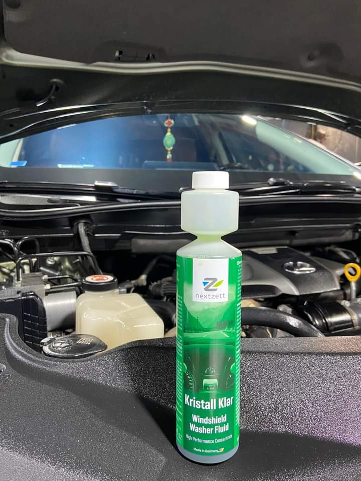nextzett Nước vệ sinh kính lái dạng đậm đặc (Nước đổ kính) - Kristall Klar Windshield Washer Fluid, pha 1:200, 250 ML